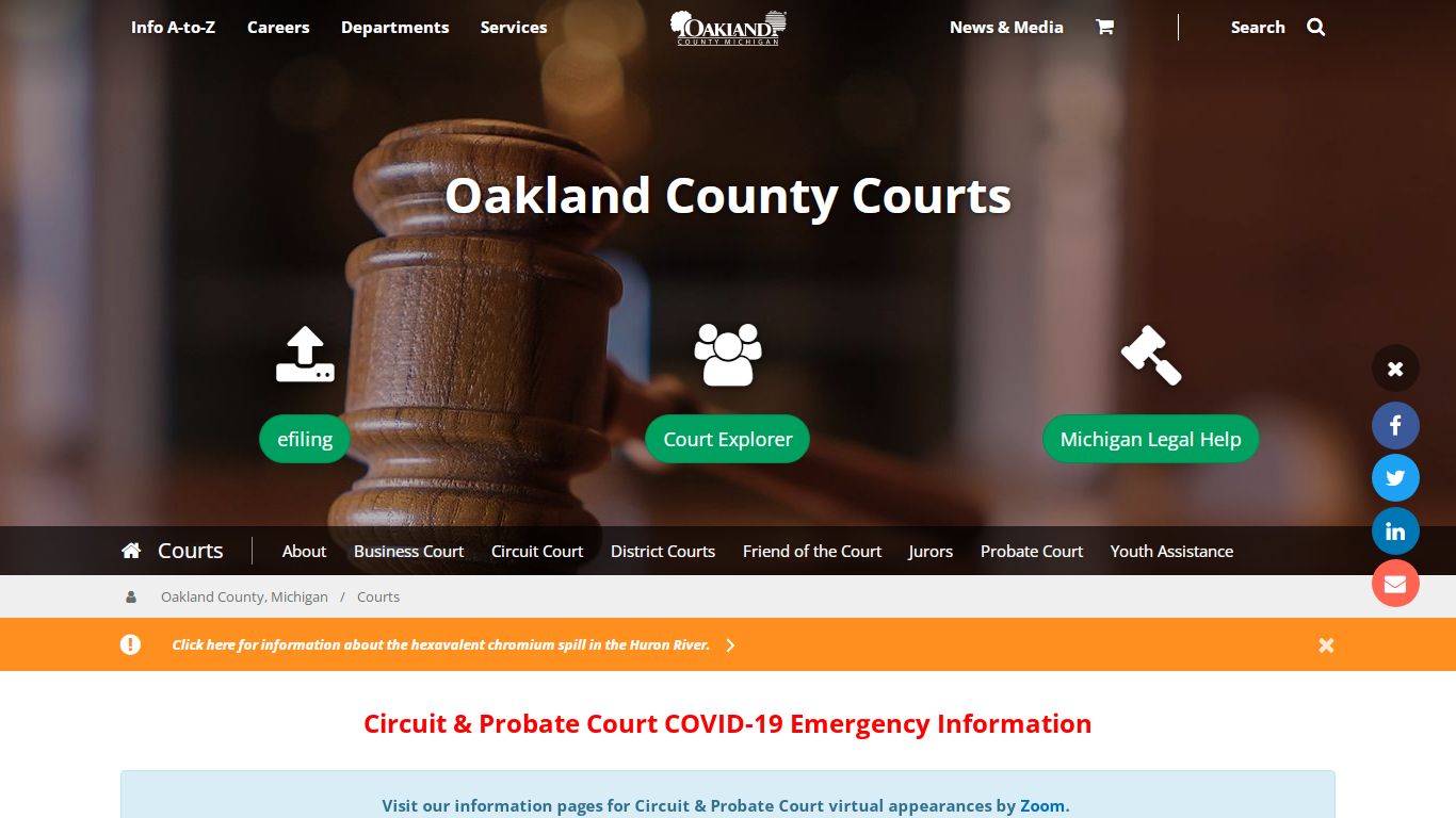 Courts | Courts - Oakland County, Michigan | Oakland ...